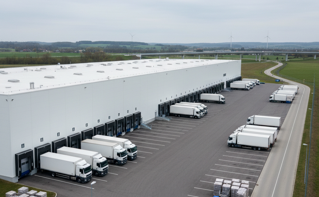 Visual zum Grexon-Lager in Neu-Ulm und den dortigen Operationsflächen