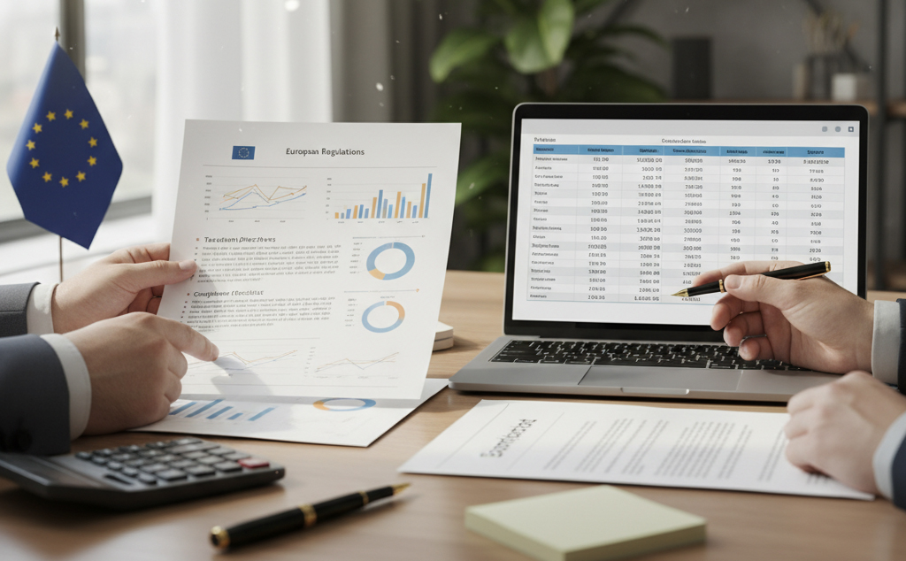 Visual zu europäischen Steuer- und Rechtsanforderungen