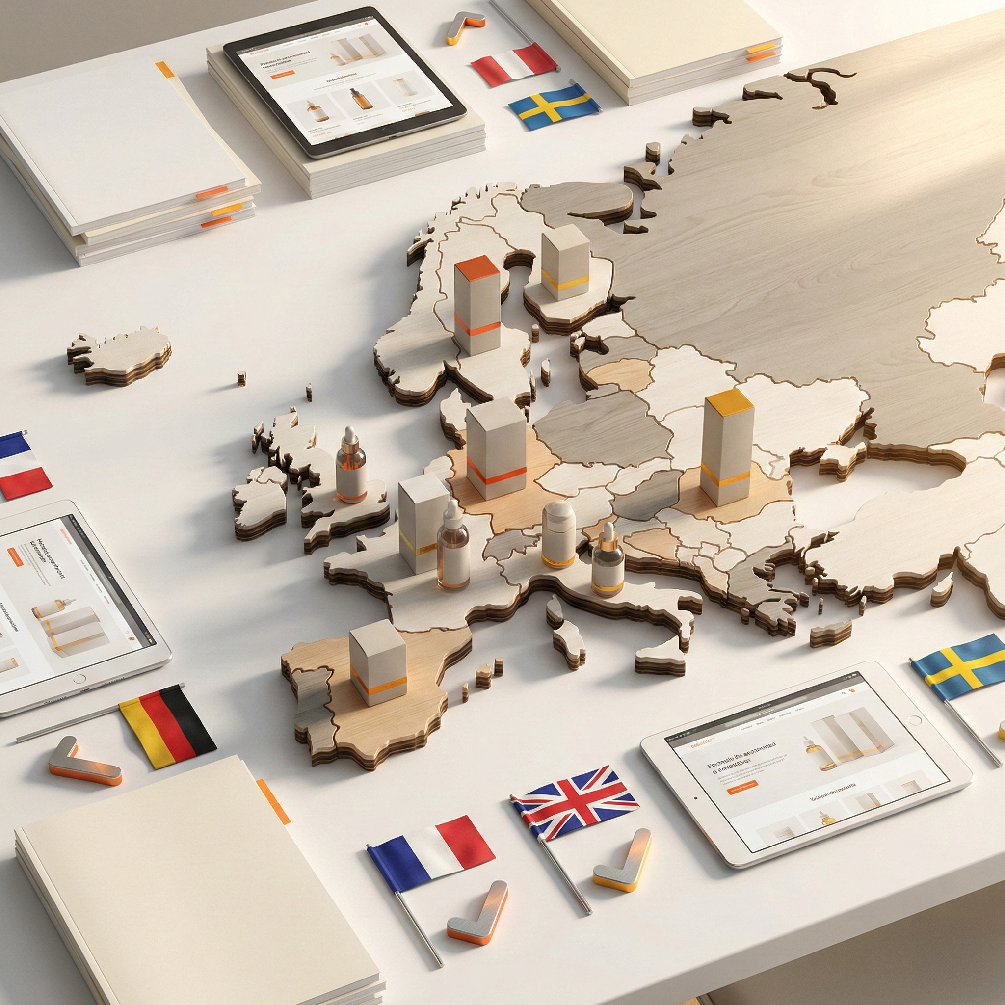 Konzeptionelle Darstellung der Content-Architektur in der Markteintrittsstrategie