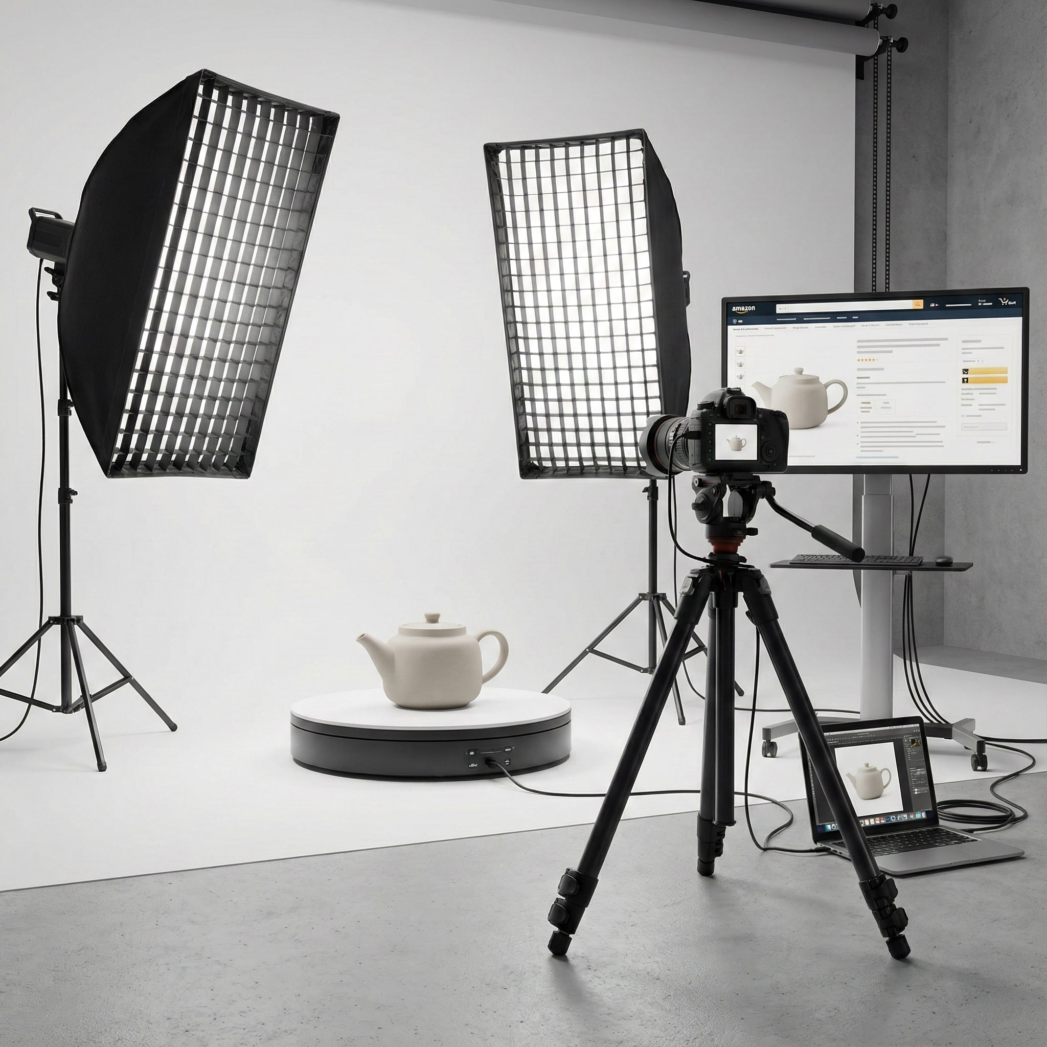 Grexons professioneller 360- und Lifestyle-Fotografieprozess für Amazon.de