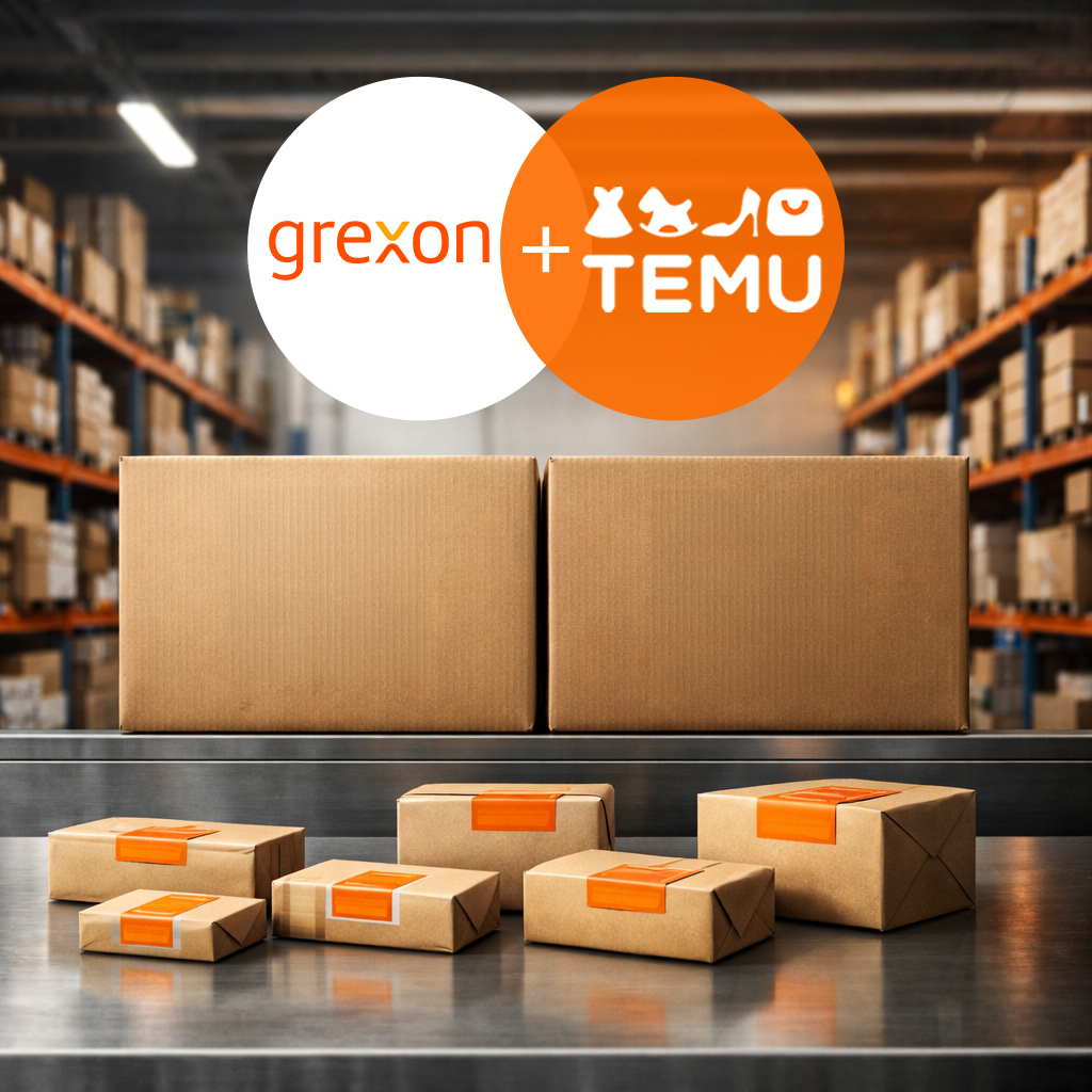 Modern Germany-based fulfillment warehouse and packing area