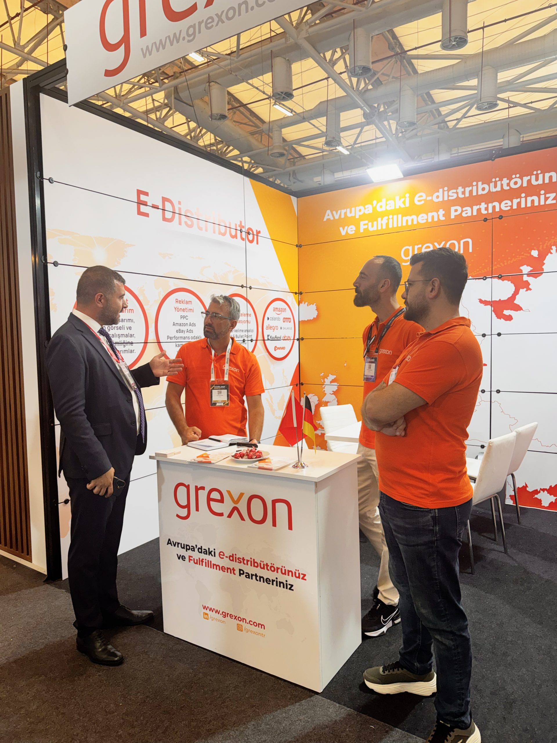WORLDEF Fuarı Grexon ekibi